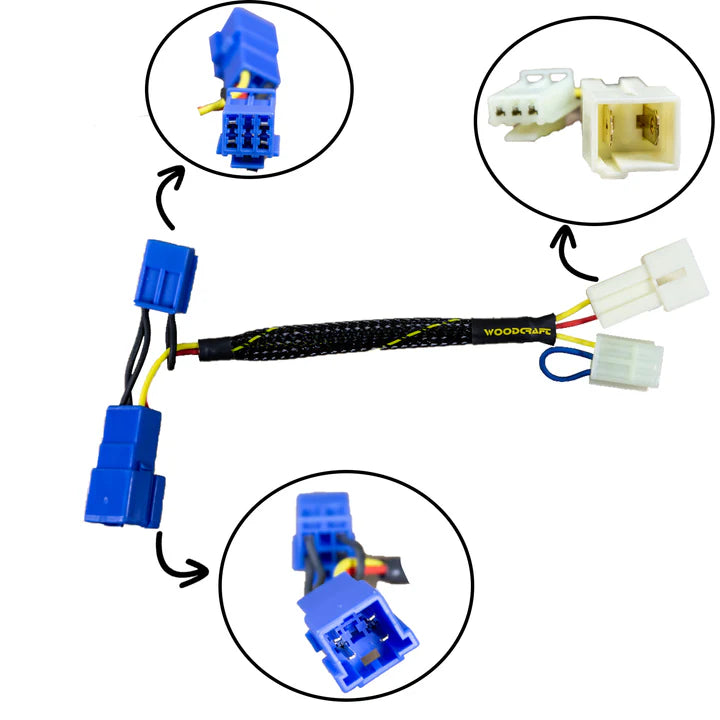 Woodcraft '15 -'19 Yamaha R1 / R1M Keyswitch Elimination Harness