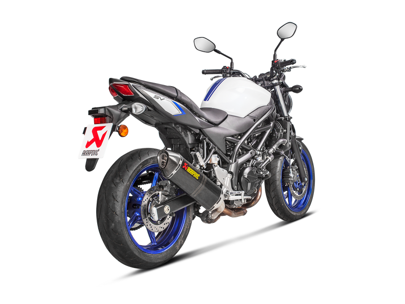 Akrapovic Slip-On Line (Carbon) for '16 -'25 Suzuki SV 650