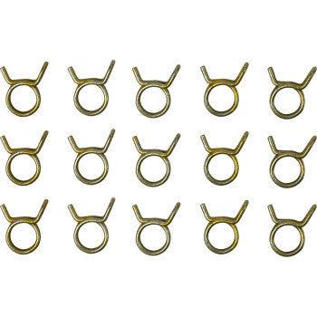 Hose Clamps - Self-Tensioning - Double Wire - 3/8" - 15 Pack