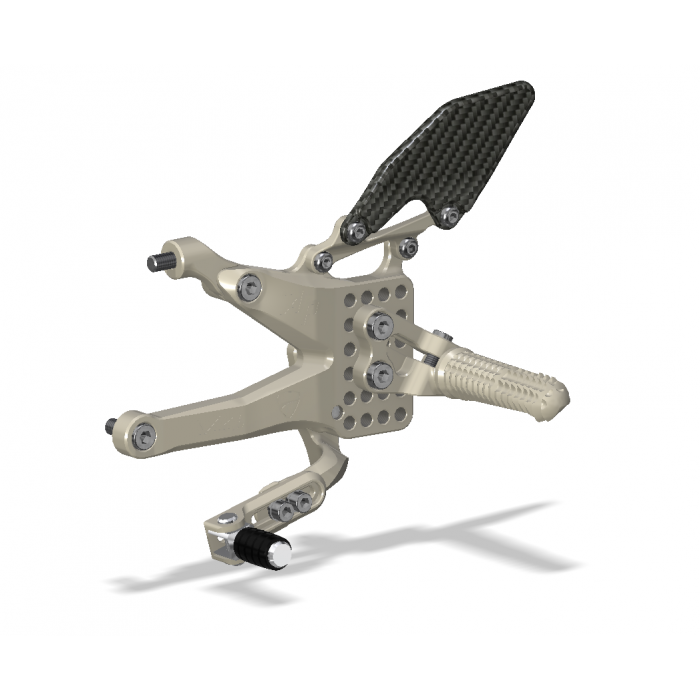 KIT DE ESTRIBERAS TRASERAS ATAQUE, DUCATI V4, 2018 -