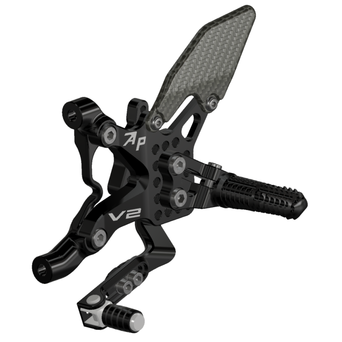 Attack Rear Set Kit, Ducati V2, 2020-2025