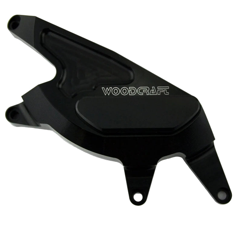 Woodcraft '17 -'24 Suzuki SV650 RHS Clutch Cover Protector w/ Skid Pad