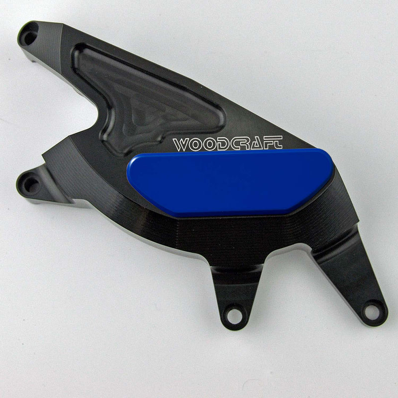 Woodcraft '17 -'24 Suzuki SV650 RHS Clutch Cover Protector w/ Skid Pad