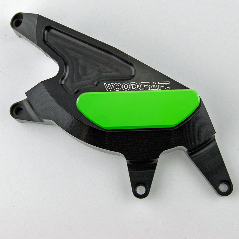 Woodcraft '17 -'24 Suzuki SV650 RHS Clutch Cover Protector w/ Skid Pad