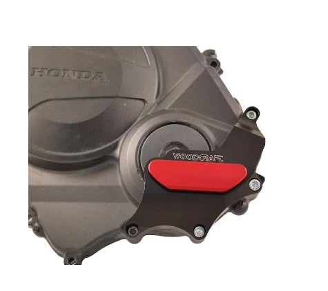Woodcraft '07 -'26 Honda CBR600RR RHS Clutch Cover Protector w/ Skid Plate