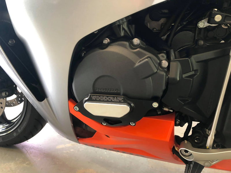 Woodcraft '08 -'25 Honda CBR1000RR LHS Stator Cover Protector w/ Skid Plate