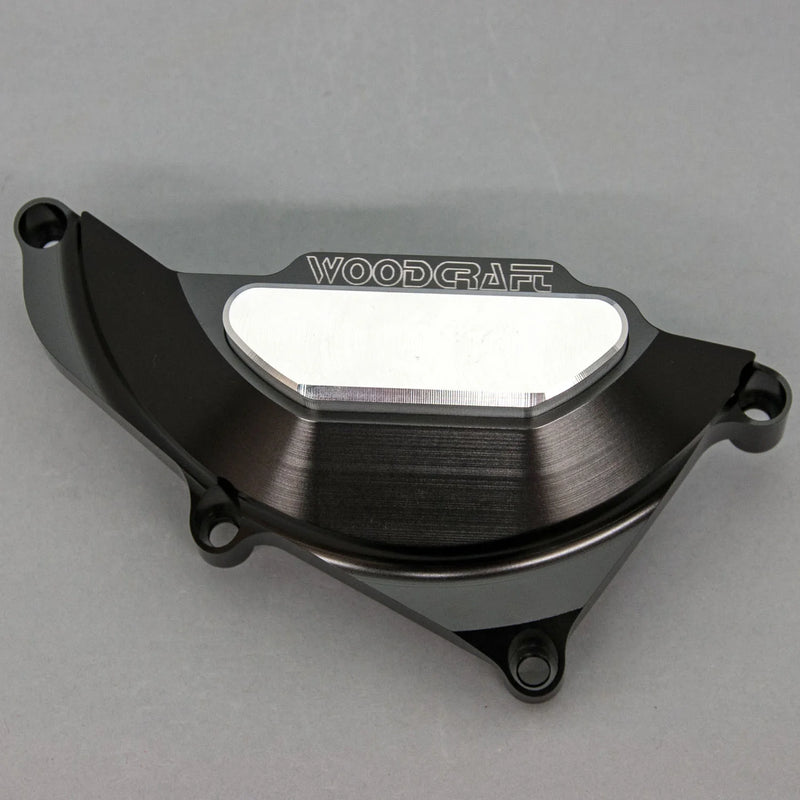 Woodcraft '15 -'26 Yamaha R3 / '18 -'26 MT-03 LHS Stator Cover Protector w/ Skid Plate