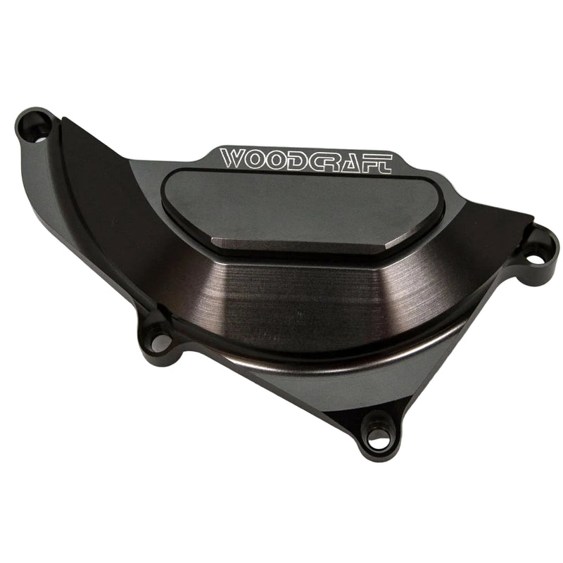 Woodcraft '15 -'26 Yamaha R3 / '18 -'26 MT-03 LHS Stator Cover Protector w/ Skid Plate