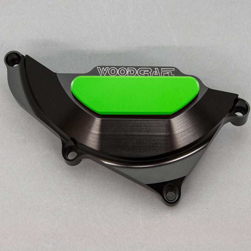 Woodcraft '15 -'26 Yamaha R3 / '18 -'26 MT-03 LHS Stator Cover Protector w/ Skid Plate