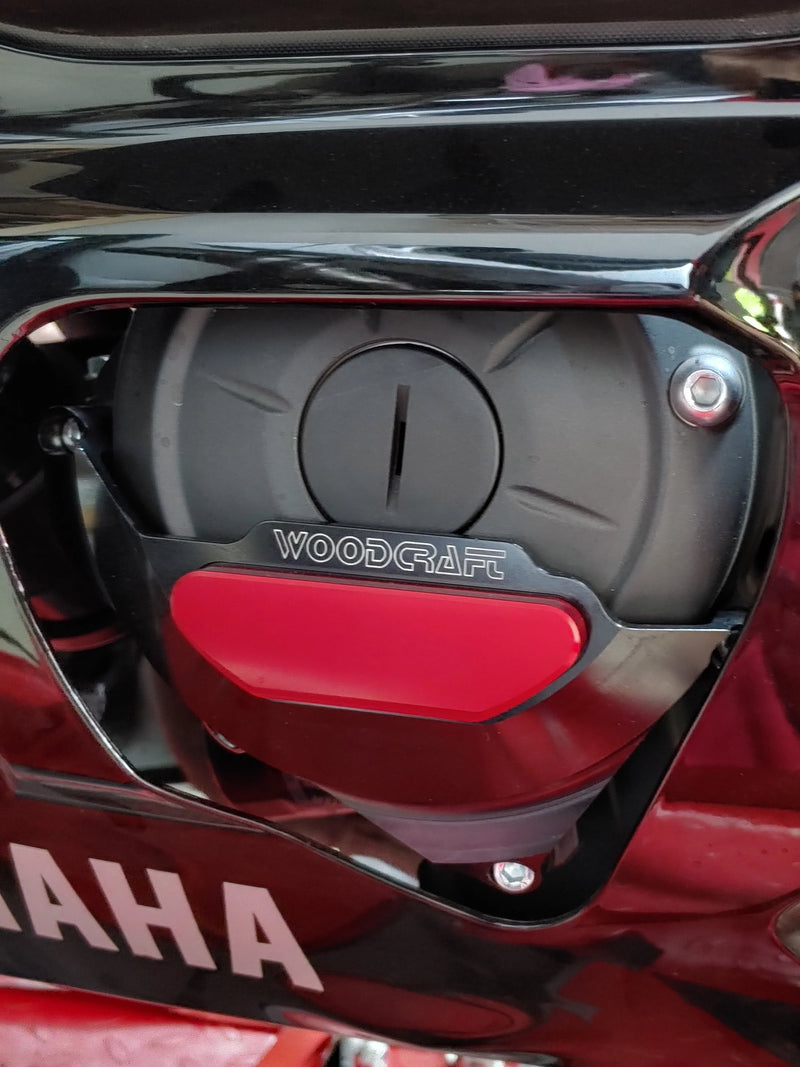 Woodcraft '15 -'26 Yamaha R3 / '18 -'26 MT-03 LHS Stator Cover Protector w/ Skid Plate