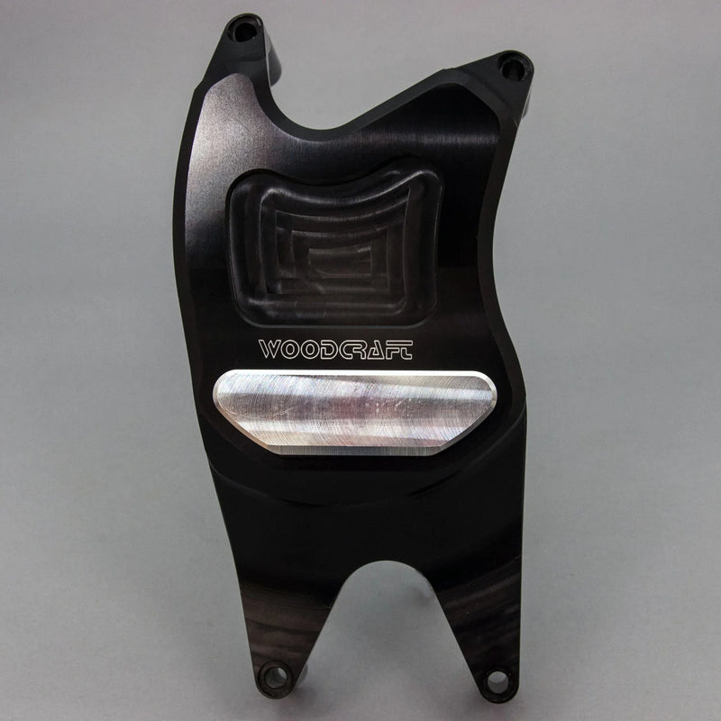 Woodcraft '15 '26 Yamaha R3 / '18-'26 MT-03 RHS Clutch Cover Protector w/ Skid Plate