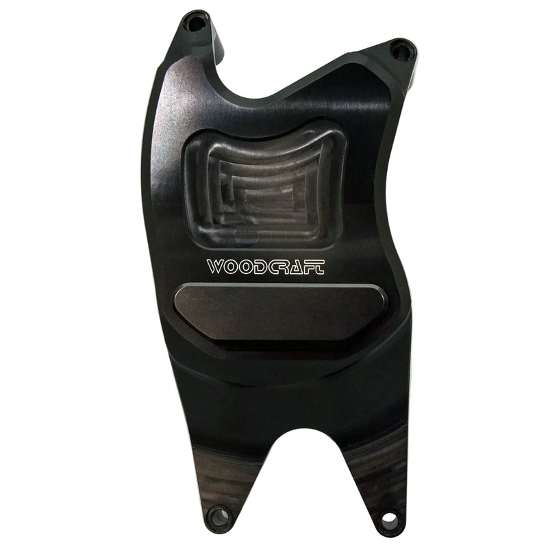 Woodcraft '15 '26 Yamaha R3 / '18-'26 MT-03 RHS Clutch Cover Protector w/ Skid Plate