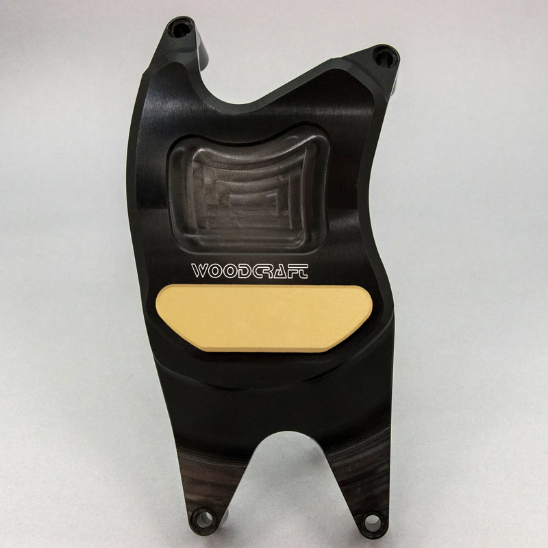 Woodcraft '15 '26 Yamaha R3 / '18-'26 MT-03 RHS Clutch Cover Protector w/ Skid Plate