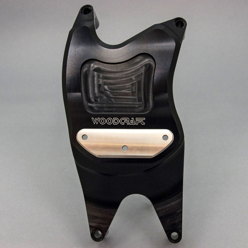 Woodcraft '15 '26 Yamaha R3 / '18-'26 MT-03 RHS Clutch Cover Protector w/ Skid Plate