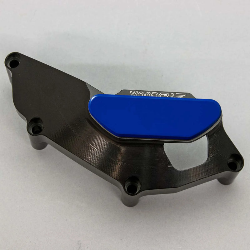 Woodcraft Yamaha '15 -'17 FZ07 / '18 -'24 MT07 / '22 -'25 R7 LHS Stator Cover Protector w/ Skid Plate