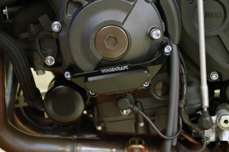 Woodcraft '17 -'25 Yamaha FZ10, MT10 LHS Stator Cover Protector w/ Skid Pad