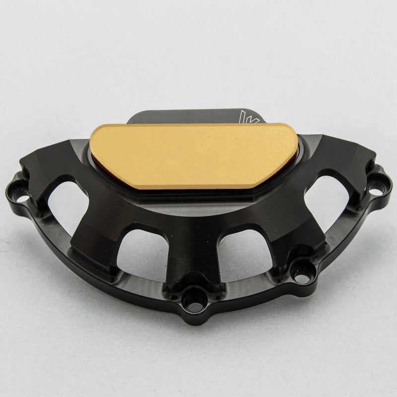 Woodcraft '13 -'17 Triumph Daytona 675 / '17 -'23 Street Triple / '20 -'23 765 Moto2 LHS Stator Cover Protector w/ Skid Pad