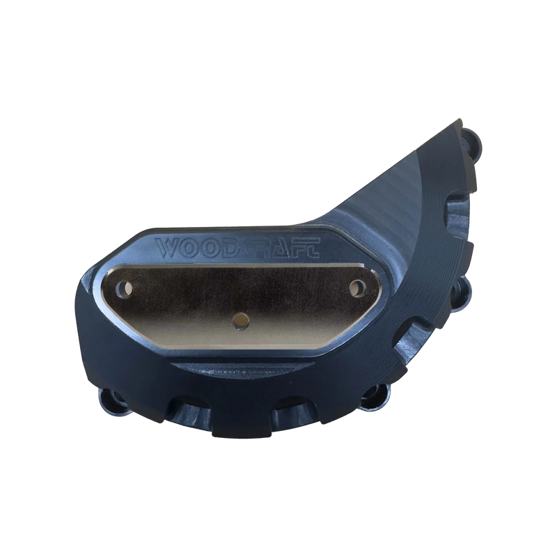 Woodcraft '13 -'17 Triumph Daytona 675 / '17 -'23 Street Triple / '20 -'23 765 Moto2 LHS Stator Cover Protector w/ Skid Pad