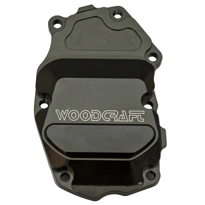 Woodcraft '13 -'17 Triumph Daytona 675 / '17 -'23 Street Triple / '20 '23 765 Moto2 RHS Crank/Ignition Trigger Cover w/ Skid Pad