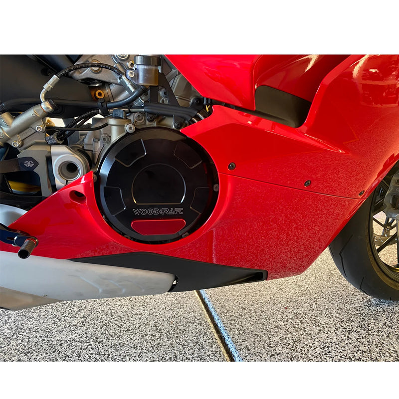 Woodcraft '18 -'24 Ducati Panigale V4 RHS Clutch Cover w/ Skid Plate