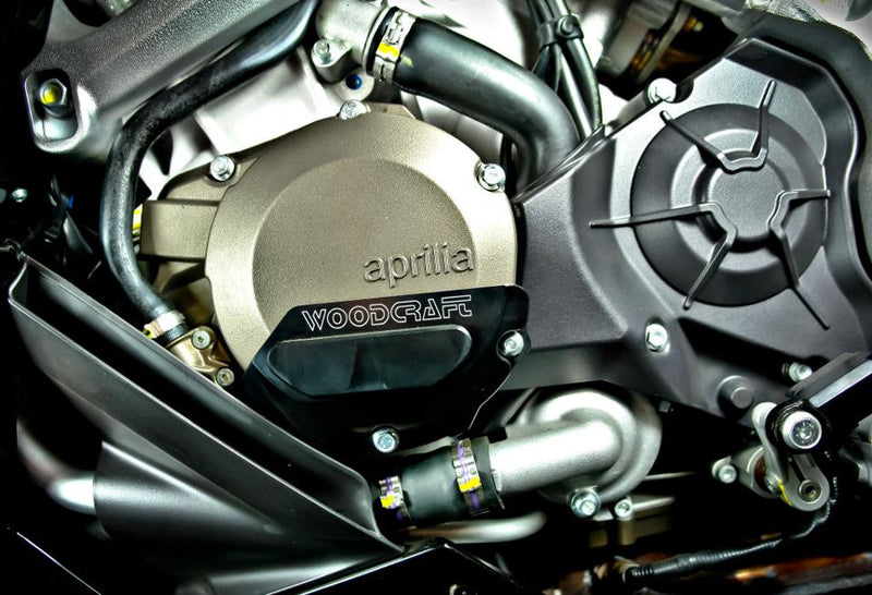 '09-'20 Aprilia RSV4/Tuono V4 LHS Stator Cover Protector w/ Skid Pad