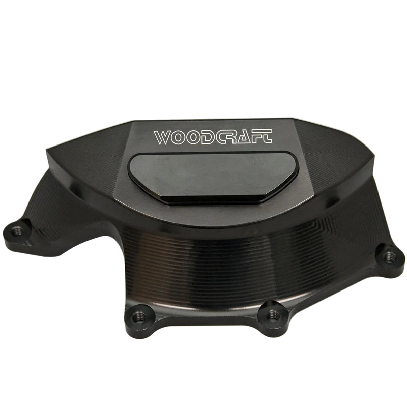 Woodcraft '09 -'25 Aprilia RSV4/Tuono V4 RHS Clutch Cover Protector w/ Skid Pad