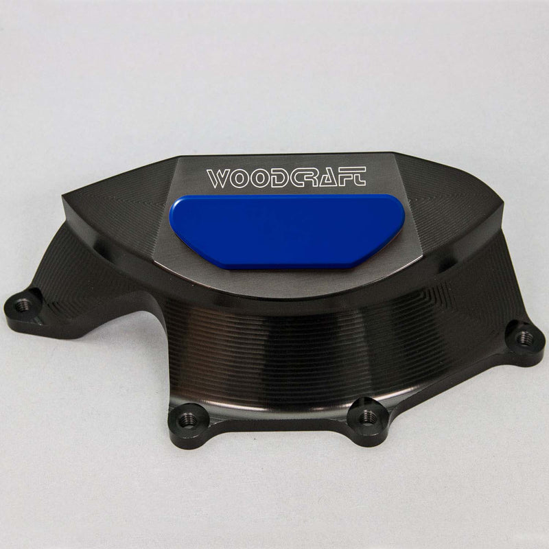 Woodcraft '09 -'25 Aprilia RSV4/Tuono V4 RHS Clutch Cover Protector w/ Skid Pad