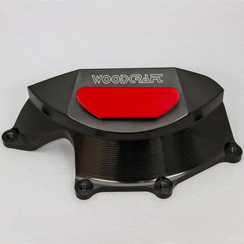 Woodcraft '09 -'25 Aprilia RSV4/Tuono V4 RHS Clutch Cover Protector w/ Skid Pad
