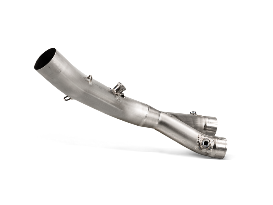Akrapovic Slip-On Track day Link pipe/Collector (Titanium) for '15 -'25 Yamaha R1