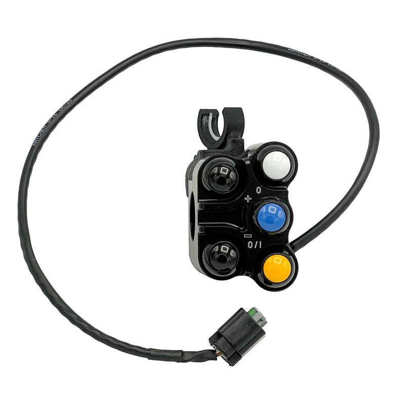 Interruptor de manillar M RCK izquierdo, 5 botones, versión compacta, BMW S1000RR 2019+ (K67) / M1000RR 2021+ (K66)