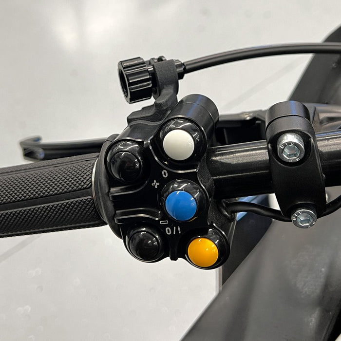 M RCK Handlebar switch unit left, 5 buttons, compact version, BMW S1000RR 2019+ (K67) / M1000RR 2021+ (K66)