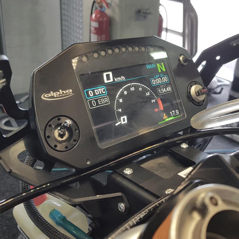 Carcasa protectora MoTeC Dash C125