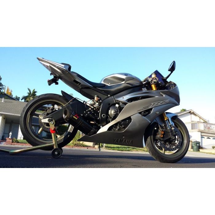 YAMAHA  R6  ('06-'16) SnakeSkin Tank Grips: Free Center Tank Protector Included