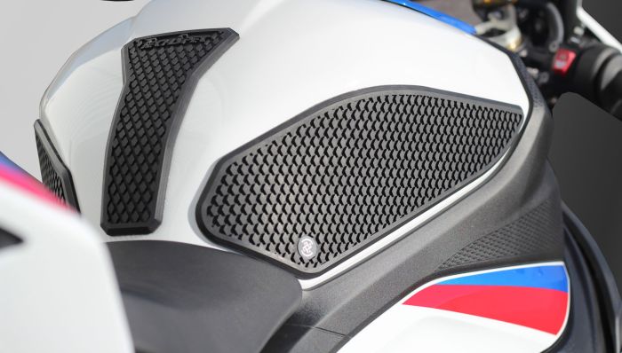 BMW  S1000 R - RR  ('20-'24) SnakeSkin Tank Grips: Free Center Tank Protector 2 Included