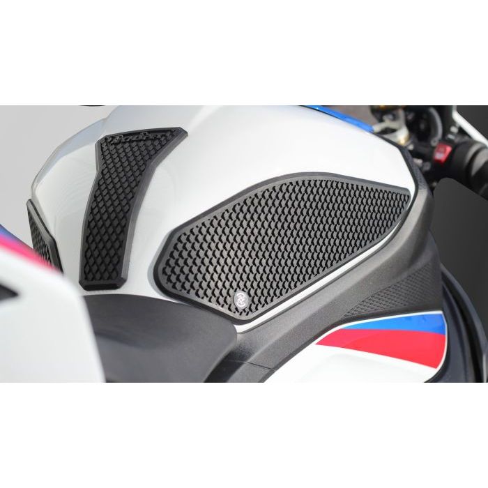 Puños de depósito SnakeSkin para BMW S1000 R - RR ('20-'24): protector de depósito central gratuito 2 incluidos