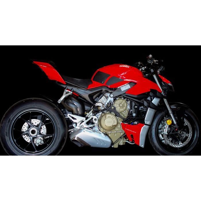 DUCATI StreetFighter V4 ('20-'24) SnakeSkin Tank Grips: Free Center Tank Protector Included