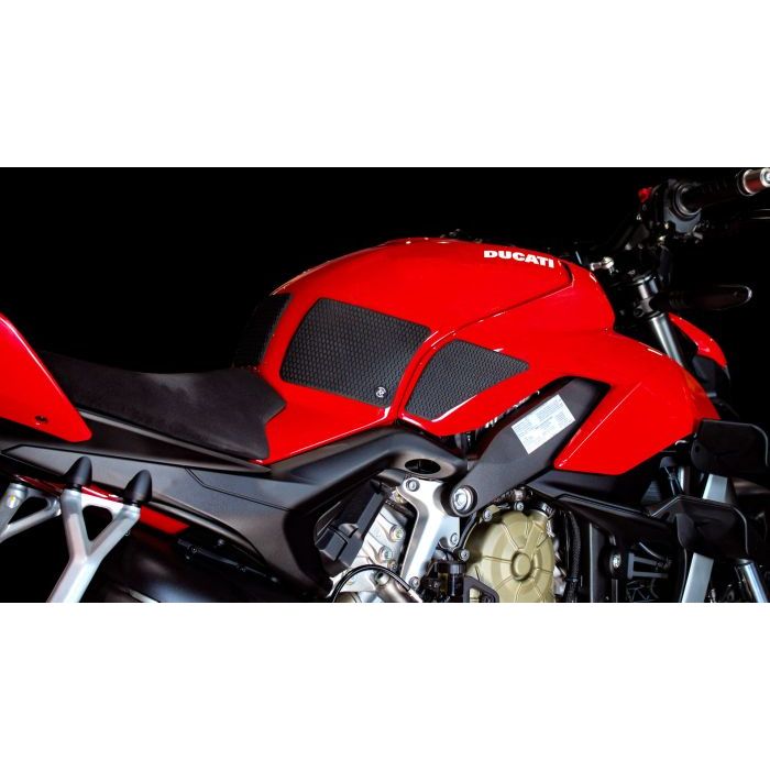 DUCATI StreetFighter V4 ('20-'24) SnakeSkin Tank Grips: Free Center Tank Protector Included