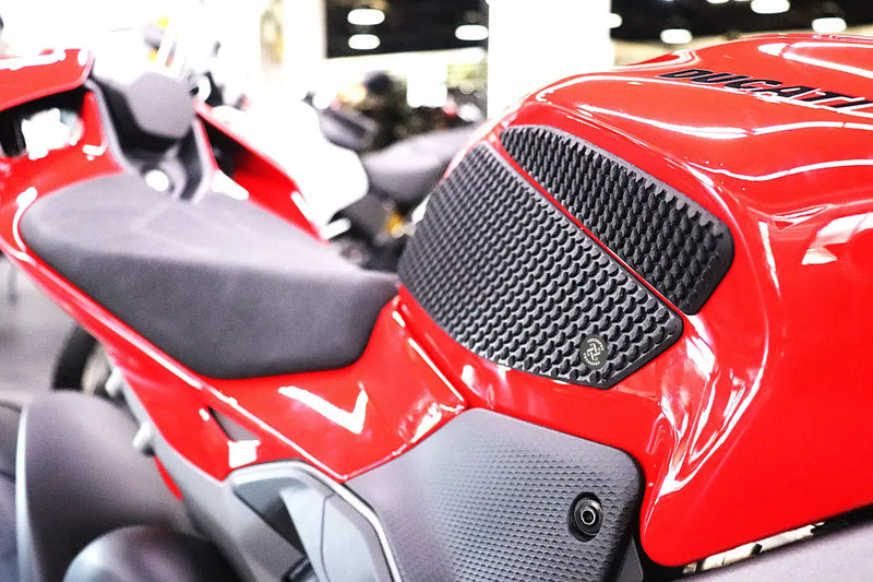 TechSpec DUCATI PANIGALE V4 ('25-Current) SnakeSkin Tank Grips