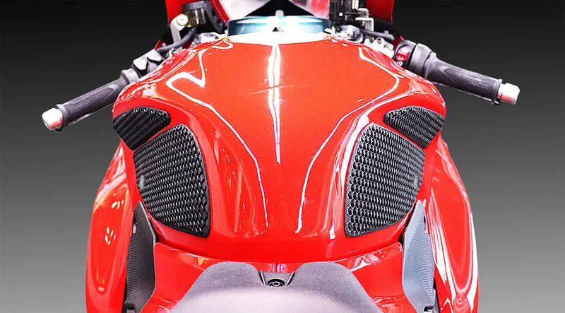 TechSpec DUCATI PANIGALE V4 ('25-Current) SnakeSkin Tank Grips