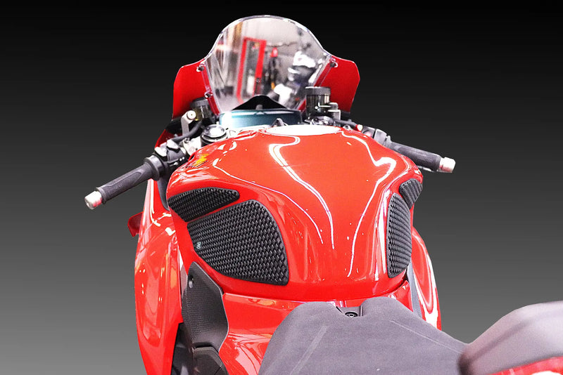 TechSpec DUCATI PANIGALE V4 ('25-Current) SnakeSkin Tank Grips