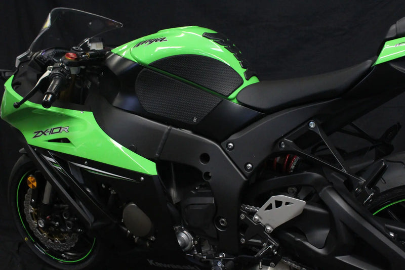 TechSpec '11 -'15 Kawasaki ZX10R XL2 Tank Grips: Free Center Tank Protector 6 Included