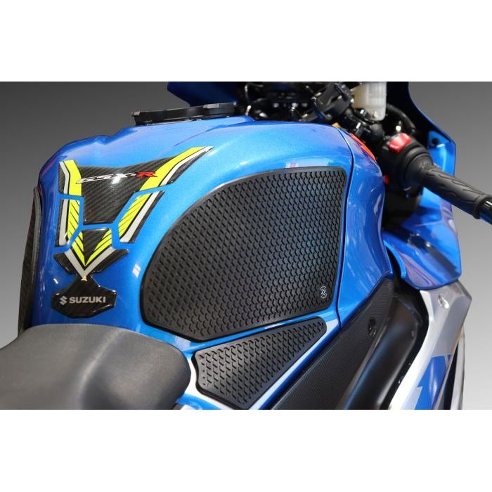 Puños de depósito SnakeSkin para SUZUKI GSXR1000 (17-'24): protector de depósito central gratuito incluido