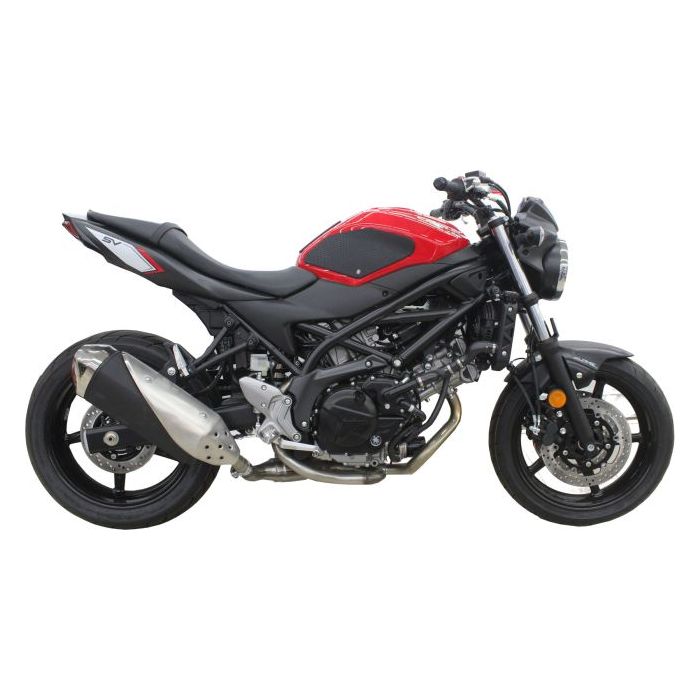 (2016-CURRENT) SUZUKI SV650 SnakeSkin Tank Grips: Free Center Tank Protector