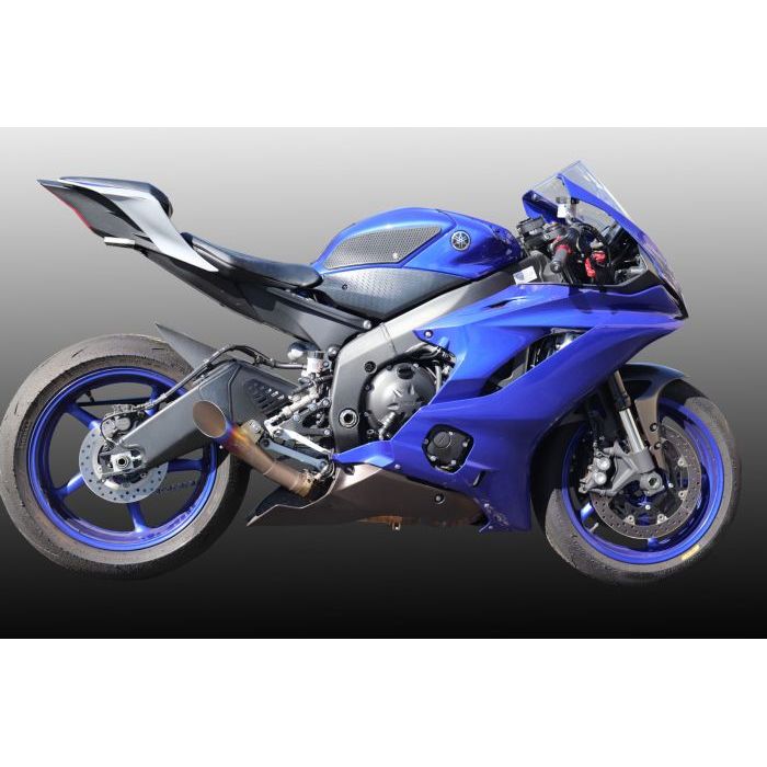 YAMAHA  R6  ('17-'24) SnakeSkin Tank Grips: Free Center Tank Protector Included