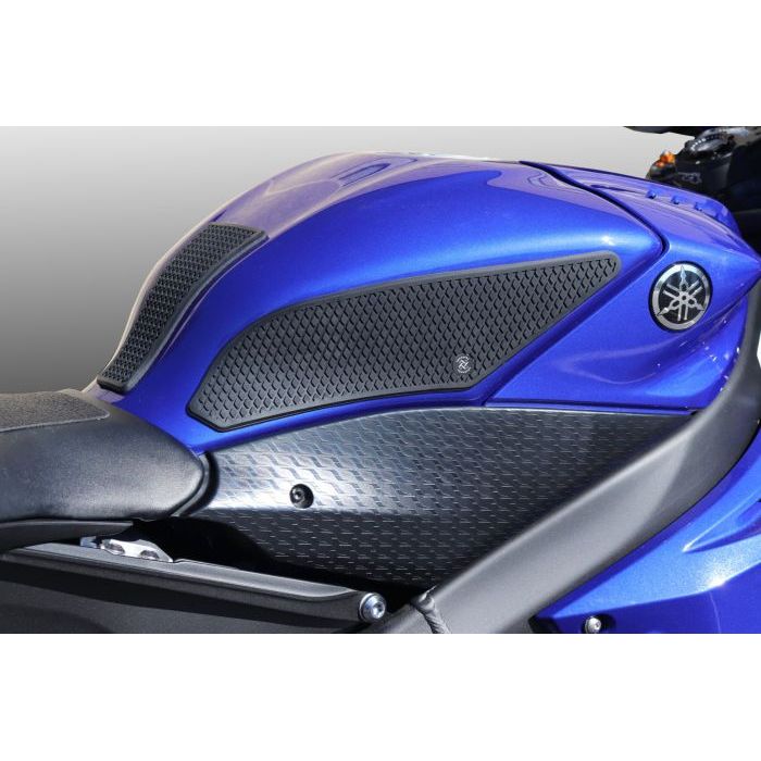 Puños de depósito SnakeSkin para YAMAHA R6 ('17-'24): protector de depósito central gratuito incluido