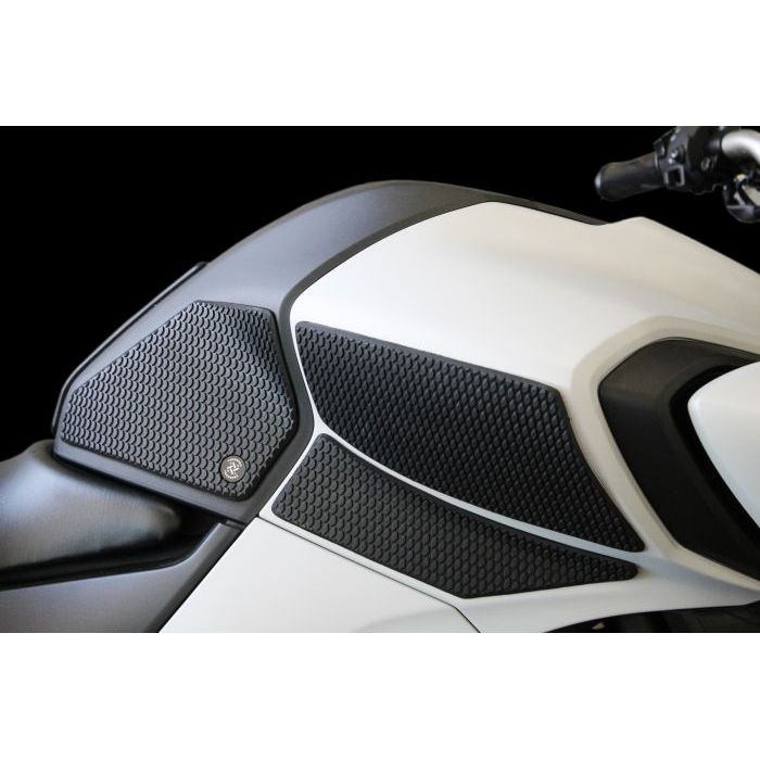 Puños de depósito SnakeSkin para Yamaha MT-03 ('20-'24): protector de depósito central gratuito incluido