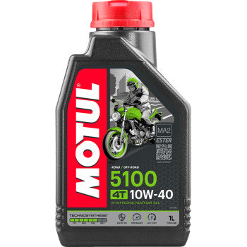 Motul 5100 Synthetic Blend 4T Engine Oil  1 L