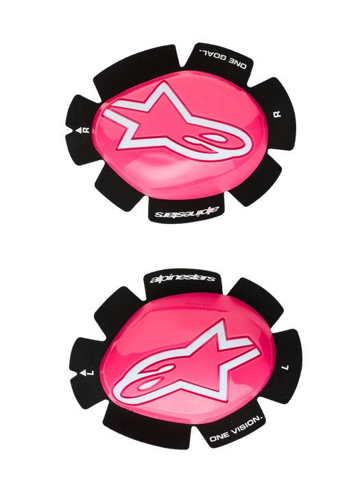 GP Plus Knee Sliders - Pink Fluo/White