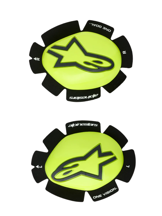 GP Plus Knee Sliders - Yellow Fluo/Black