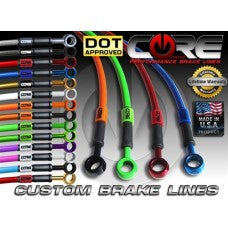 CORE MOTO HONDA CBR600RR NON-ABS 2013-2024 Front brake line kit (2 Lines)